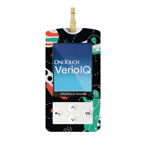 Monster in Space for OneTouch Verio IQ Glucometer - Pump Peelz