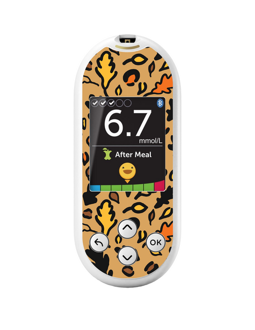 Falling Leaves for OneTouch Verio Reflect Glucometer - Pump Peelz