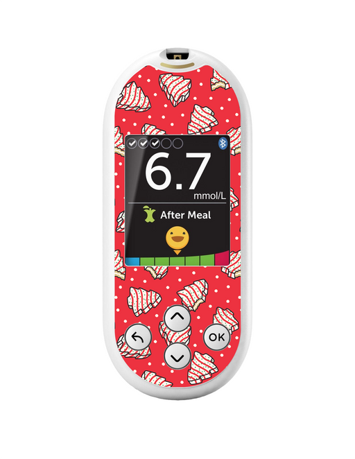 Christmas Cakes for OneTouch Verio Reflect Glucometer - Pump Peelz