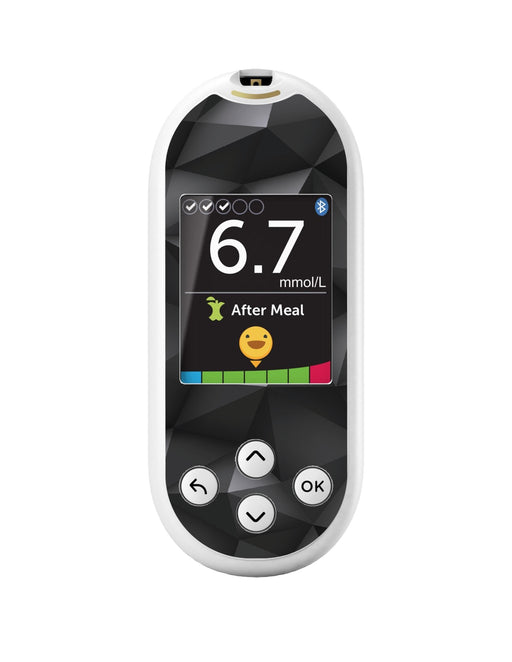 Matte Geometric for OneTouch Verio Reflect Glucometer - Pump Peelz