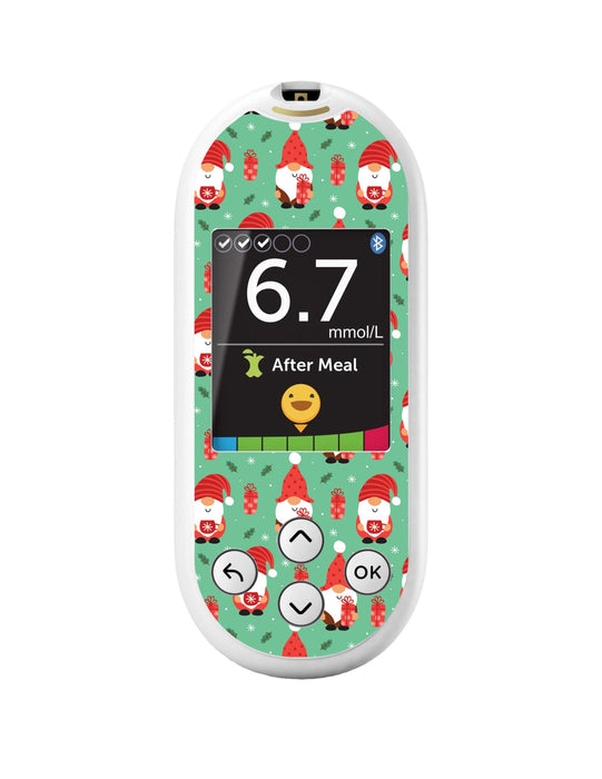 Santa Gnomes For Onetouch Verio Reflect Glucometer Peelz
