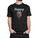 Happy 100 Mens T-Shirt S / Black Cotton Shirts