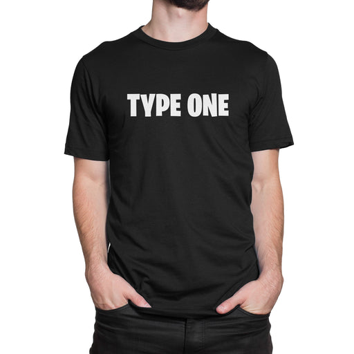 Type One Gamer Mens T-Shirt S / Black Cotton Shirts