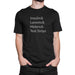 Diabetes&&& Mens T-Shirt S / Black Cotton Shirts