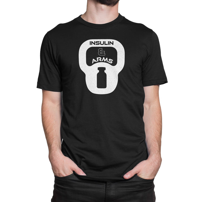Insulin & Arms Mens T-Shirt S / Black Cotton Shirts
