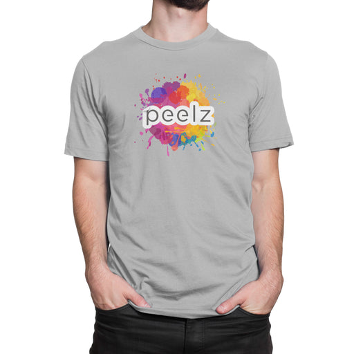 Peelz Mens T-Shirt S / Grey Cotton Shirts