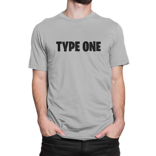Type One Gamer Mens T-Shirt S / Grey Cotton Shirts