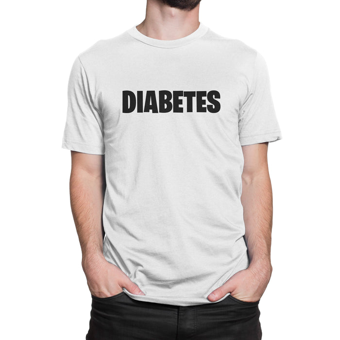 Diabetes Gamer Mens T-Shirt S / White Cotton Shirts