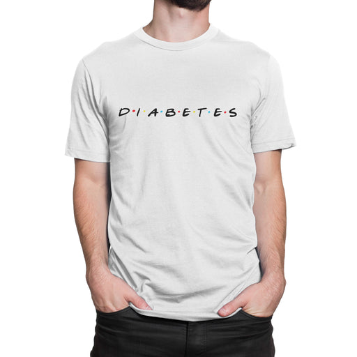 Diabetes Mens T-Shirt S / White Cotton Shirts