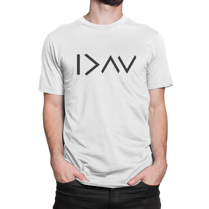I Am Greater Than My Highs And Lows Mens T-Shirt S / White Cotton Shirts
