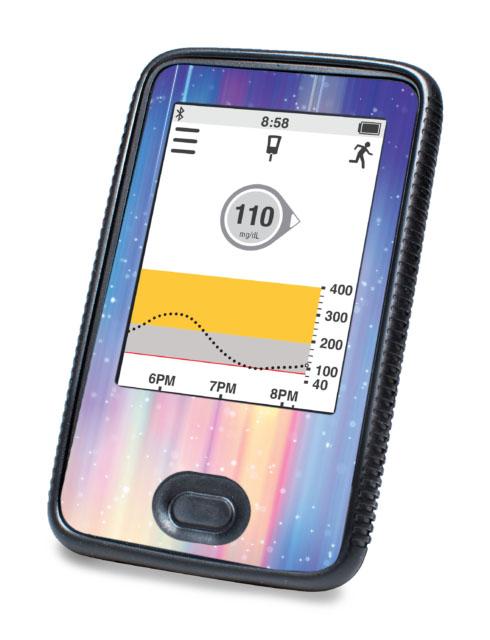 Northern Lights For Dexcom G6© Touchscreen Receiver Peelz Continuous Glucose Monitor