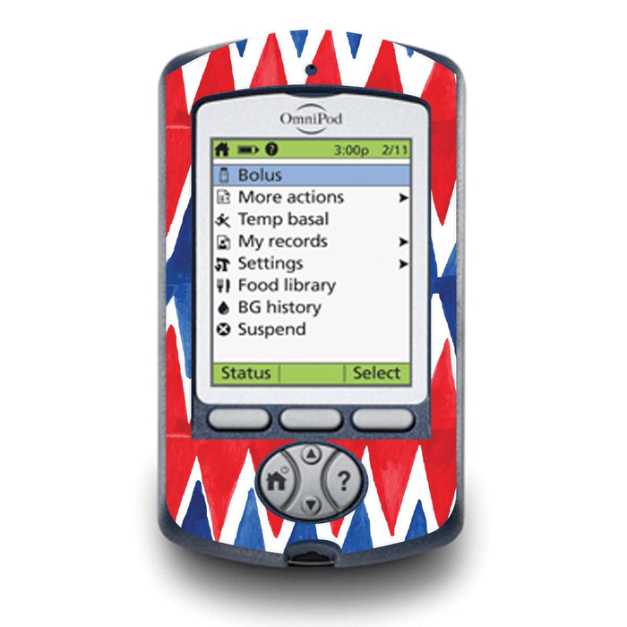 Red White And Blue For Omnipod Pdm Peelz