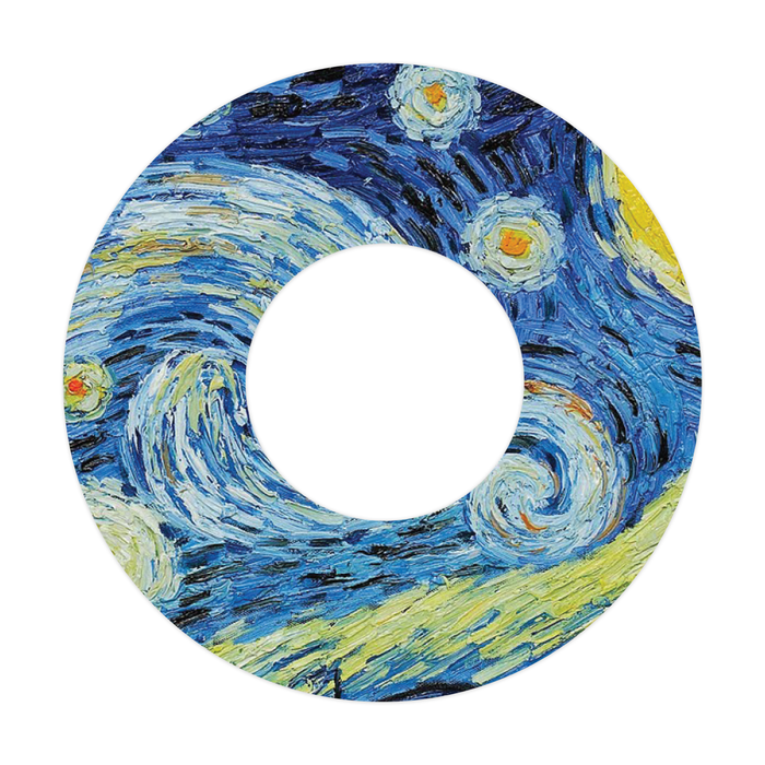 Starry Night Patch+ Tape Designed for the FreeStyle Libre 2